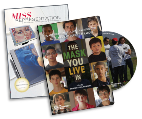 Bundle: Miss Representation/The Mask You Live In Whole School Licenses—DVD, PDF Curriculum, & PPR