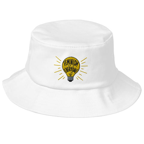 Feminism Is For Everyone Old School Bucket Hat